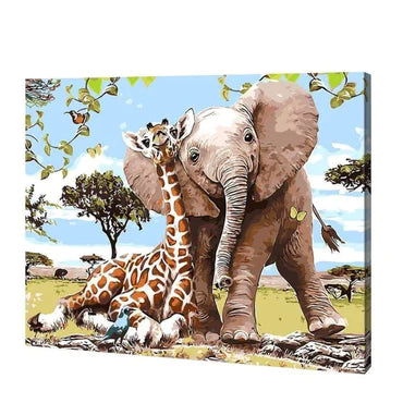 Unfold The Magic Crafted In Every Animal Paint By Numbers Kit.