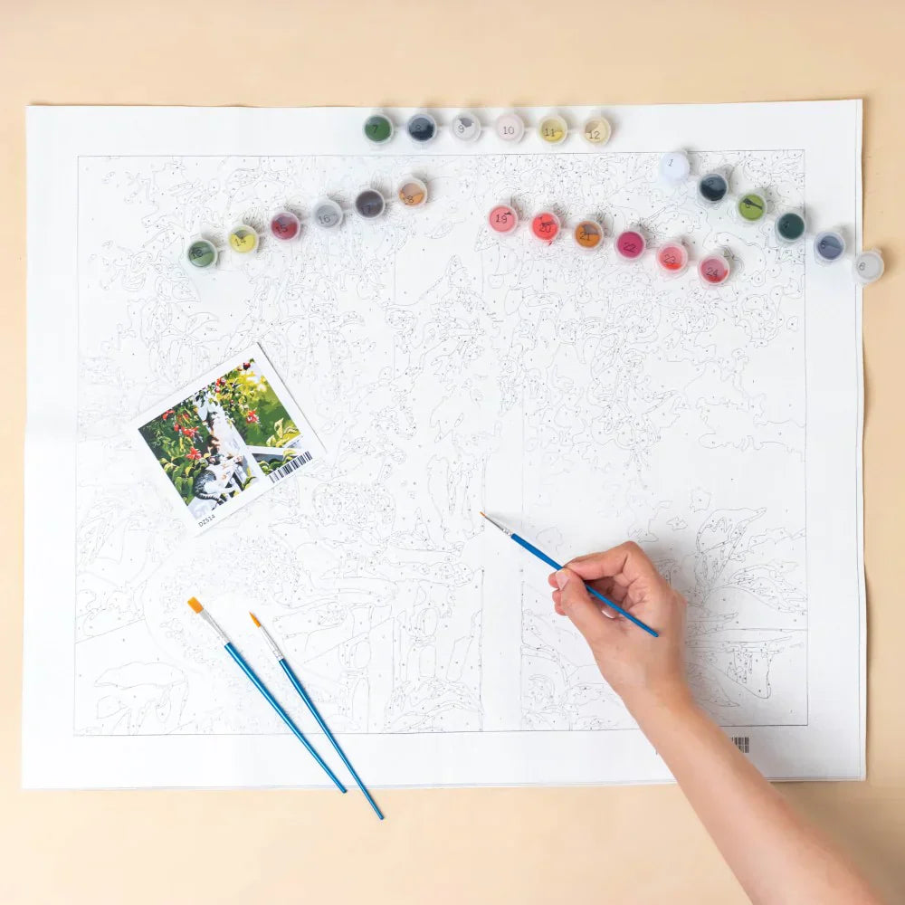 Paint by numbеrs mounting thе canvas right Paint With Numbers Canada