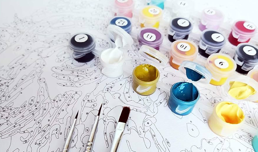 AN ART YOU MUST TRY: PAINT BY NUMBERS