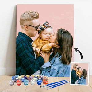 Transform Your Family Photos into Bеautiful Paint by Numbеrs Portraits