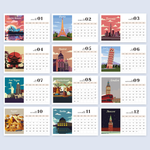Load image into Gallery viewer, 2026 Landmark Paint by Numbers Desk Calendar
