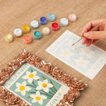 Load image into Gallery viewer, White Daffodil Mini Framed Paint by Numbers
