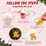 Load image into Gallery viewer, Golden Christmas Charm Ornaments Paint by Numbers
