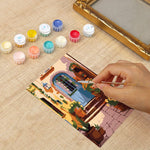 Load image into Gallery viewer, Golden Doorway Mini Framed Paint by Numbers
