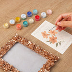 Load image into Gallery viewer, Rose Gold Floral Mini Framed Paint by Numbers
