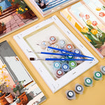Load image into Gallery viewer, Charming Floral Doorways Mini Paint by Numbers
