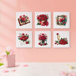 Load image into Gallery viewer, Romantic Red Roses Mini Paint by Numbers
