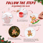 Load image into Gallery viewer, Festive Gingerbread Friends Ornaments Paint by Numbers
