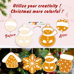 Load image into Gallery viewer, Golden Christmas Charm Ornaments Paint by Numbers
