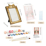 Load image into Gallery viewer, Sunlit Tulip Window Mini Framed Paint by Numbers
