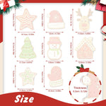Load image into Gallery viewer, Snowy Christmas Icons Ornaments Paint by Numbers
