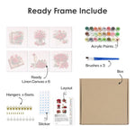 Load image into Gallery viewer, Romantic Red Roses Mini Paint by Numbers
