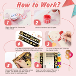 Load image into Gallery viewer, Birthday Wishes Hanging Scroll Paint by Numbers Kit
