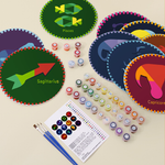 Load image into Gallery viewer, Bold Zodiac Designs 12-Pieces Paint by Numbers Placemat
