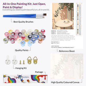 Cafe Serenity Paint by Numbers