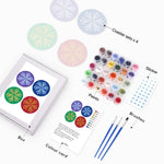 Load image into Gallery viewer, Christmas Snowflake Paint by Numbers Coasters
