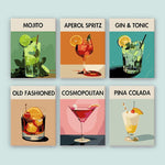 Load image into Gallery viewer, Classic Cocktails Mini Paint by Numbers
