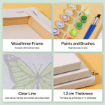 Load image into Gallery viewer, Colorful Butterflies Mini Paint by Numbers
