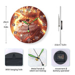 Load image into Gallery viewer, Cute Kitty Paint by Numbers Clock Kit
