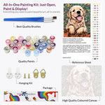 Load image into Gallery viewer, Cute Dog Puppy, Paint by Numbers

