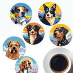 Load image into Gallery viewer, Dog Portrait Paint by Numbers Coasters
