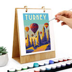 Load image into Gallery viewer, European Travel Paint by Numbers Calendar

