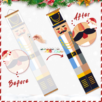 Load image into Gallery viewer, Festive Nutcracker Duo Hanging Scroll Paint by Numbers Kit
