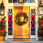 Load image into Gallery viewer, Festive Red Nutcracker Hanging Scroll Paint by Numbers Kit


