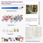 Load image into Gallery viewer, Flower Street, Paint By Numbers
