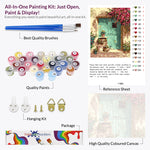 Load image into Gallery viewer, Flowery Front Door, Paint by Numbers
