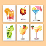 Load image into Gallery viewer, Fruity Cocktails Mini Paint by Numbers
