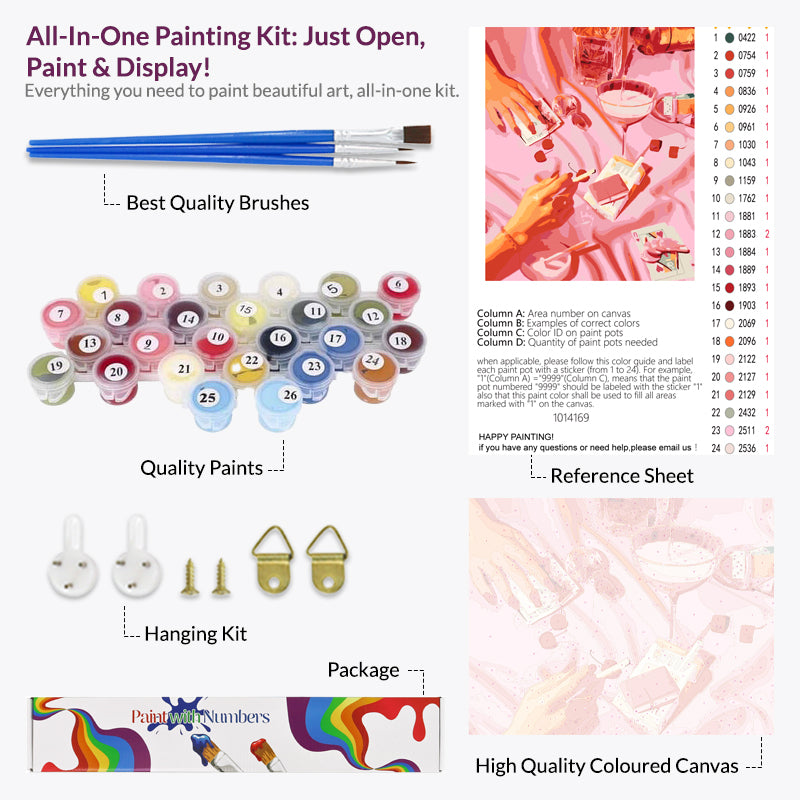 Glamour & Vice Paint by Numbers