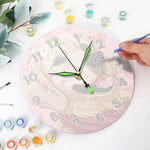 Load image into Gallery viewer, Golden Retriever Paint by Numbers Clock Kit
