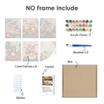 Load image into Gallery viewer, Halloween Critters Mini Paint by Numbers
