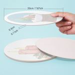 Load image into Gallery viewer, Holiday Bells &amp; Candles 4-Pieces Paint by Numbers Placemat
