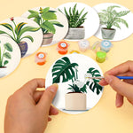 Load image into Gallery viewer, Indoor Plants Paint by Numbers Coasters
