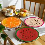 Load image into Gallery viewer, Juicy Fruit Collection 6-Pieces Paint by Numbers Placemat
