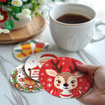 Load image into Gallery viewer, Merry Christmas Paint by Numbers Coasters
