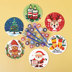 Load image into Gallery viewer, Merry Christmas Paint by Numbers Coasters
