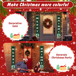 Load image into Gallery viewer, Merry &amp; Bright Hanging Scroll Paint by Numbers Kit
