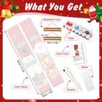 Load image into Gallery viewer, Merry &amp; Bright Hanging Scroll Paint by Numbers Kit
