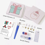 Load image into Gallery viewer, Merry Christmas Icons Mini Paint by Numbers
