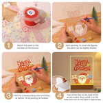 Load image into Gallery viewer, Merry Christmas Santa LED Paint by Numbers
