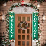 Load image into Gallery viewer, Merry Christmas Welcome Hanging Scroll Paint by Numbers Kit
