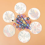 Load image into Gallery viewer, Modern Botanical Paint by Numbers Coasters
