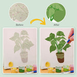 Load image into Gallery viewer, Modern Houseplants Mini Paint by Numbers
