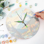 Load image into Gallery viewer, Mountain Landscape Paint by Numbers Clock Kit
