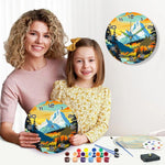 Load image into Gallery viewer, Mountain Landscape Paint by Numbers Clock Kit
