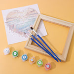 Load image into Gallery viewer, Ocean Hearts Mini Paint by Numbers
