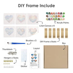 Load image into Gallery viewer, Ocean Hearts Mini Paint by Numbers
